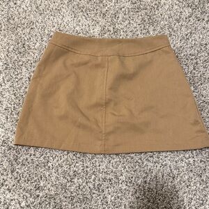🍉 10 for $15 🍉 Classic Tan A-Line Mini Skirt